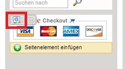 Google Checkout Symbol entfernen