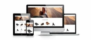 site e-commerce au design responsive sur mobile et tablette